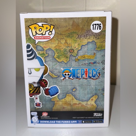 Funko Pop! Animation General Franky Action Figure - Blue, White, Red - Picture 2 of 6